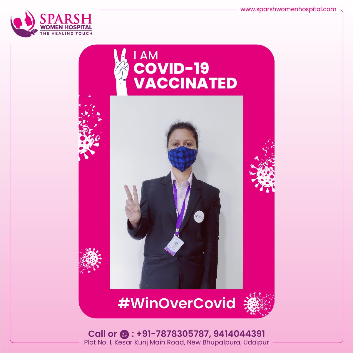 Covid Vaccination - Sparsh Hospital Udaipur